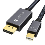 "Ivanky" "Mini Displayport" Į "Displayport" 4K 60Hz 1 M Pilkos Spalvos Kabelis