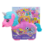 &bdquo;Polly Pocket-Unicorns&ldquo; rengia vakarėlio dėžutę su 2 mini figūrėlėmis HYD96