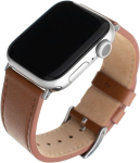 Fixed &auml;lykellon nahkaranneke, Apple Watch 42 / 44 / 45 / 49 mm, ruskea