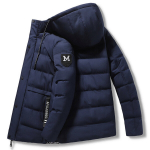 (xxxL-JLA285Blue)Atkreipkite dėmesį, kad mūsų pavadinimai prasideda spalva ir dydžiu. Jei jums reikia kitos spalvos ar dydžio, nurodykite norimą spalvą ar dydį. Prekės ženklo žieminė stora pūkinė striukė Vyri&scaron;ka &scaron;ilta medvilninė pūkinė striukė Fashio ...