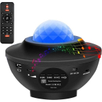 LED Star Light projektorius, Starry Night Lights Roterande Ocean Wave muzikos projekcinė lempa