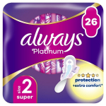Higieniniai paketai Always Platinum Super Size 2, Long, 26 vnt.