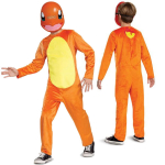 Pokemon Charmander karnavalinis kostiumas oranžinis persirengėlis 109-126 cm (4-6 metai)