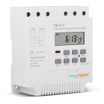 TM-613 programuojama laiko relė 380V/50-60Hz 16A savaitinė relė maitinimo laikmačio jungiklis Trifazis laikmačio jungiklis Sumanus skaitmeninis laikrodis