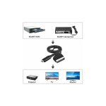 I&scaron;maniojo (Smart TV) ir televizoriaus priedas Scart į HDMI garso ir vaizdo adapteris, skirtas HDTV/DVD/Set-top Box/PS3/PAL/NTSC &ndash; keitiklis, HDMI Scart adapteris