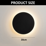 20 cm modernus minimalistinis jutiklinis LED sieninis &scaron;viestuvas | Laiptų ir praėjimų ap&scaron;vietimas