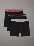 Vyri&scaron;ki bokseriai Calvin Klein &ndash; medvilniniai striukai &ndash; 3 pak. juodi