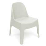 Lauko kėdė Ferne Milane, smėlio spalvos, plastikinė, ergonomi&scaron;ko dizaino