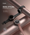Ringke Bezel Styling dėklas, skirtas Galaxy Watch 3 41 mm, bezelio žiedas, lipnus dangtelis, atspari įbrėžimams nerūdijančio plieno apsauga, skirta Galaxy Watch 3 priedams - juodas [41-10]