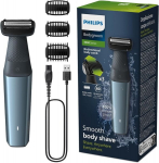 Philips Bodygroom Series 3000 vandeniui atsparus trimeris intymioms vietoms ir kūnui, &scaron;varus ir patogus skutimas, pilna kūno priežiūra, 60 minučių veikimo laikas, modelis Bg3027/03
