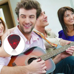 2 komplektai baltų nailoninių ukulele stygų su plektrais, 4 stygos viename komplekte, ukulele priedai koncertinei/sopraninei/tenorinei ukulele