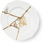 Seletti Kintsugi vaisių lėk&scaron;tė i&scaron; porceliano ir 24 karatų aukso mod. 2