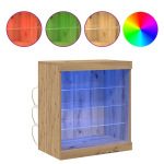 &Scaron;oninė spintelė su LED &scaron;viesomis, Ūkinis 60,5x37x67 cm