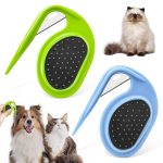2 vnt. rinkinys pet knotting comb, cat dematting knife with steel blade, knot comb hair removal tool, knot comb for cat, perfect for removing tangles