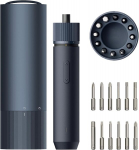 Hoto akumuliatorinis atsuktuvas, 4 N.m elektrinis atsuktuvas su Led lempute, 3.6 V magnetinis elektrinis atsuktuvas, 3 sukimo momentai, 220 aps/min, 1500 Mah Usb-c įkrovimas, 5 cm S2 plieno antgaliai, 12 viename