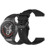 BestAccessories, silikoninis dirželis H. Watch GT 5 Pro 46 mm laikrodžiui, juodos spalvos