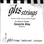 Ghs Dynamite Alloy (boomers) pavienė stygą / elektrinei gitarai
