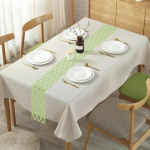 Uoy Stalo takelis su nėriniais 15 cm x 22 m, žalias nėrinių ritinys stalo takelis nėrinių lankas stalo dekoracija krik&scaron;tynų vakarėliams vestuvėms kalėdų komunijai jubiliejui
