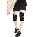 Rehband tinklinio ir rankinio kelio apsaugos vyrams ir moterims, neopreninės kelio apsaugos, 3 mm, patogios ir priglundančios, rankinio kelio apsaugos, spalva: juoda, dydis: M