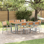 vidaXL Susilankstantis krėslas 8 pcs Ruda 56 x 57 x 87 cm