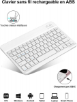 Fogari klaviatūros dėklas, skirtas redmi pad se 11 colių plan&scaron;etiniam kompiuteriui, prancūzi&scaron;ka azerty nuimama bluetooth belaidė klaviatūra, skirta xiaomi redmi se 11 colių 2023, tamsiai žalia
