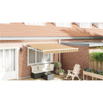 Automatinė Įtraukiama Markizė Daugiaspalvės Dryžiais 350x250 cm