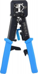 Cable Matters modulinis rj45 užspaudimo įrankis skirtas pass-through jungtims, su integruotu vielos kirpikliu ir nuėmikliu - su 10 vnt. pass-through cat 6 rj45 jungčių