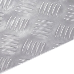 Aliuminio Checkered Lentos 2 vnt Antislip 50x50 cm