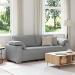 3 vietų sofa &scaron;viesiai pilka 178 cm i&scaron; audinio