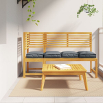 Pallet pagalvėlės sėdėjimui 4 vnt. Antracito 40x40x8 cm Oxford medžiaga