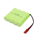 Ni-MH akumuliatorius 400 mAh 4,8 V, 55x52x14 mm