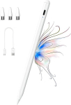 Stylus ra&scaron;iklis jutikliniams ekranams su magnetiniu dizainu, Kenkor plan&scaron;etinio kompiuterio ra&scaron;iklis Pom 1,5 mm antgaliu, skirtas Android Ios, Stylus ra&scaron;iklis, skirtas Ipad/pro/air/mini/iphone/samsung/i&scaron;maniesiems telefonams ir plan&scaron;etiniams kompiute ...