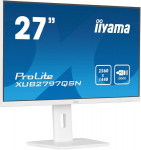 Iiyama Prolite Xub2797qsn-w2 27 colių Led Ips Qhd 100hz garsiakalbiai, reguliuojamo auk&scaron;čio dokas Usb-c