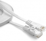 Jbstk Lan kabelis 10 m Cat6 plok&scaron;čias ethernet kabelis baltas tinklo kabelis interneto kabelis patch kabelis su Rj45 jungtimi mar&scaron;rutizatoriui, jungikliui, modemui, ne&scaron;iojamam kompiuteriui, Ps5, Ps4, Smart Tv, Xbox One, Switch