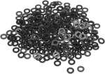 Nailono plok&scaron;čios poveržlės M10, 20mm i&scaron;orinis diametras, 2mm storis, 300 vnt.