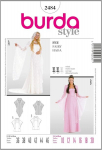 Burda 2484 Princess, renesanso suknelės kostiumo modelis, skirtas moterims, dydžiai nuo 10 iki 20, Helovinas
