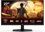 Aoc Gaming Q27g42xe - 27 colių Quad Hd monitorius, 180 Hz, 1 ms, Freesync Prem., G-sync Comp., Hdr10 (2560 x 1440, 2 x Hdmi 2.0, 1 x Displayport 1.4) juodas/raudonas