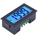 Dc skaitmeninis voltmetras, Yb5135db lcd ekranas mėlynas ap&scaron;vietimas ac100-240v didelio tikslumo maitinimo skydelio tikslumo įtampos monitoriaus testeris (dc 0-10v)