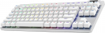 Logitech G Pro X Tkl Lightspeed belaidė žaidimų klaviatūra - balta - Fra Tactile