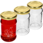 Twist off jar, 300 ml, with &ldquo;Fruit&rdquo; print and &Oslash;66/4 lid - 3 pcs.