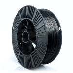 3D plastikas PLA juodas 1.75mm 3kg Rosa3D