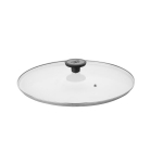 BergHOFF Glints 32 cm stiklinis dangtis - su garų i&scaron;leidimo anga, nerūdijančio plieno kra&scaron;tu ir saugia bakelitinė rankena