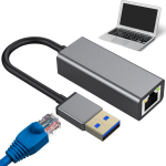 USB A tipo Ethernet adapteris, tinklo plok&scaron;tė, LAN, RJ45, 100 MB