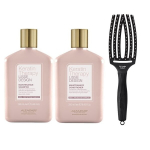 Alfaparf Keratin Therapy Lisse Design Maintenance Conditioner 250Ml + Alfaparf Keratin Therapy Lisse Design Maintenance Shampoo 250Ml + Olivia Garden Finger Brush Fb Combo Medium