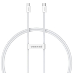 USB Laidas - Baseus Superior USB C į USB C 30W 1m 480Mbps Baltas