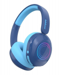 Belaidės ausinės vaikams SBT-260 su RGB ir klausos apsauga (7 m.+) Mėlyna