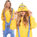 Moteri&scaron;ka Vientisa Pižama Kigurumi Kostiumas Minionas Geltonas 175-185 Cm Xl, XL