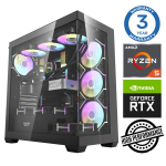 Kompiuteris INTOP Ryzen 5 7500F 16GB DDR5 1TB SSD M.2 NVME RTX5060Ti 16GB no-OS