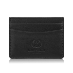 Odinis minimalistinis prakti&scaron;kas kortelių ir vizitinių kortelių dėklas Paolo Peruzzi T-151-BL