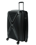 Vidutinio dydžio lagaminas SwissBags Cross-Box 67 cm juodas